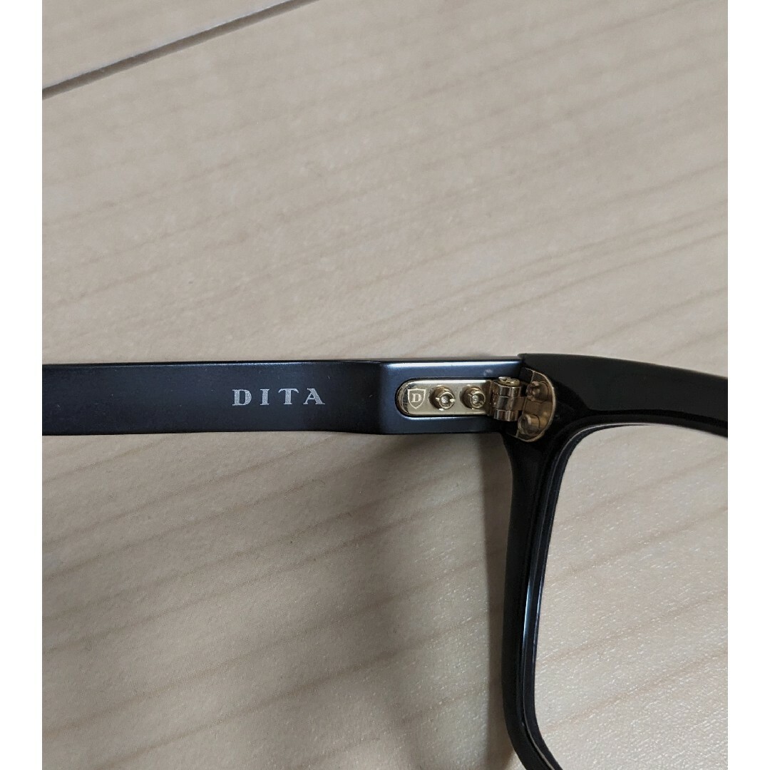 DITA(ディータ)の美品 DITA TELION ディータ メガネ フレーム 正規品 ブラック メンズのファッション小物(サングラス/メガネ)の商品写真