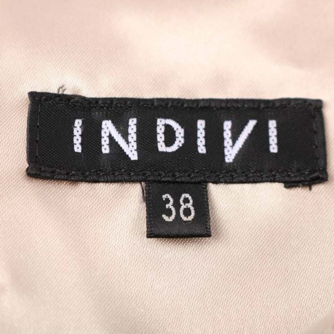 INDIVI(インディヴィ)のインディヴィ ワンピース トップス 半袖 レディース 38サイズ ベージュ INDIVI レディースのワンピース(その他)の商品写真