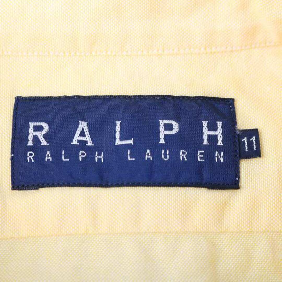 Ralph Lauren(ラルフローレン)のラルフローレン 半袖シャツ トップス カットソー レディース 11サイズ イエロー RALPH LAUREN レディースのトップス(カットソー(半袖/袖なし))の商品写真