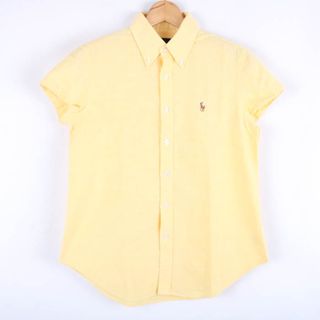 ラルフローレン(Ralph Lauren)のラルフローレン 半袖シャツ トップス カットソー レディース 11サイズ イエロー RALPH LAUREN(カットソー(半袖/袖なし))