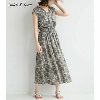 スピックアンドスパン(Spick & Span)の@【38】Spick & Span ペイズリー カシュクール ロングワンピース(ロングワンピース/マキシワンピース)