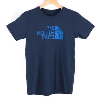 ザノースフェイス(THE NORTH FACE)のザノースフェイス 半袖Ｔシャツ トップス カットソー アウトドア スポーツウエア レディース Sサイズ ネイビー THE NORTH FACE(Tシャツ(半袖/袖なし))