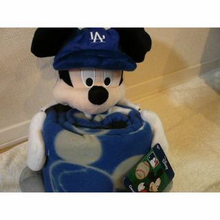 ドジャース ディズニーミッキー ブランケット付き 新品(その他)