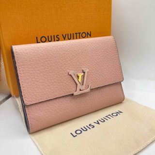 ルイヴィトン(LOUIS VUITTON)の良品　鑑定済　ルイヴィトン ポルトフォイユ・カプシーヌ コンパクト 現行モデル(財布)