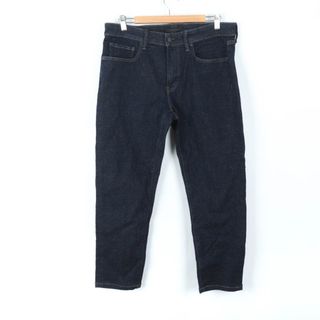 ユニクロ(UNIQLO)のユニクロ デニムパンツ ボトムス ジーンズ UNIQLO JEANS メンズ 33(84)サイズ ネイビー UNIQLO(ジャージ)