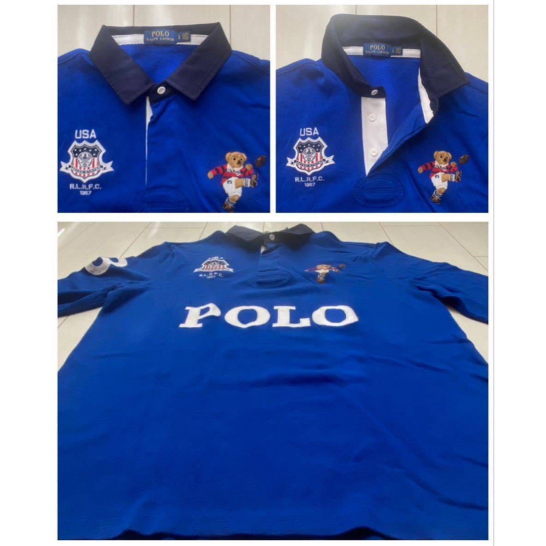 POLO RALPH LAUREN(ポロラルフローレン)の未使用 美品 POLO BEAR ポロベア ラルフローレン ラガーシャツ XL メンズのトップス(ジャージ)の商品写真