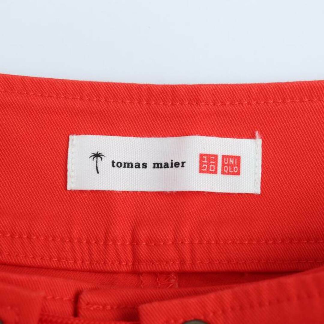 UNIQLO(ユニクロ)のユニクロ ショートパンツ ボトムス TOMAS MAIER レディース 58サイズ オレンジ UNIQLO レディースのパンツ(ショートパンツ)の商品写真