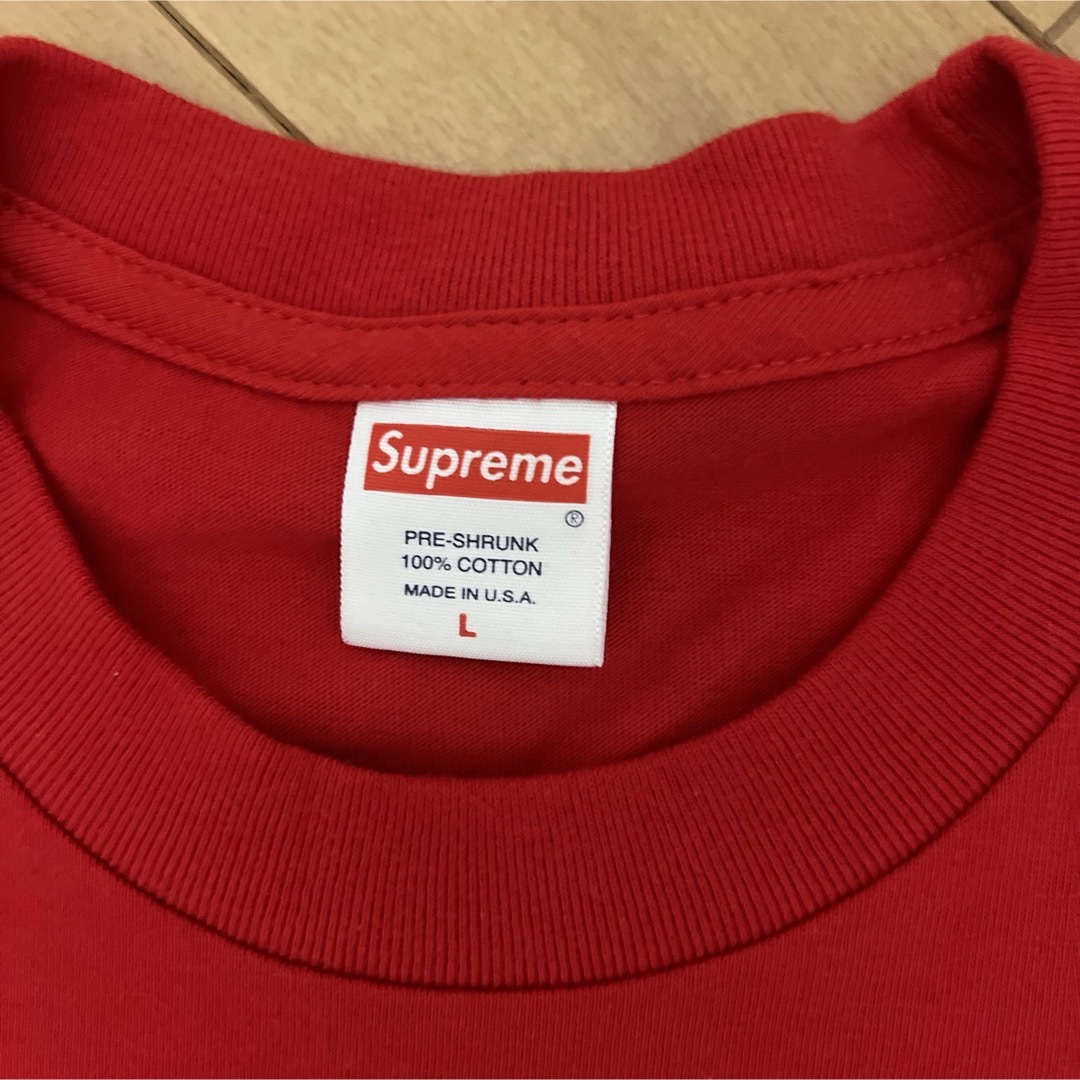 Supreme(シュプリーム)のSupreme Cross Box Logo Tee 赤 RED メンズのトップス(Tシャツ/カットソー(半袖/袖なし))の商品写真