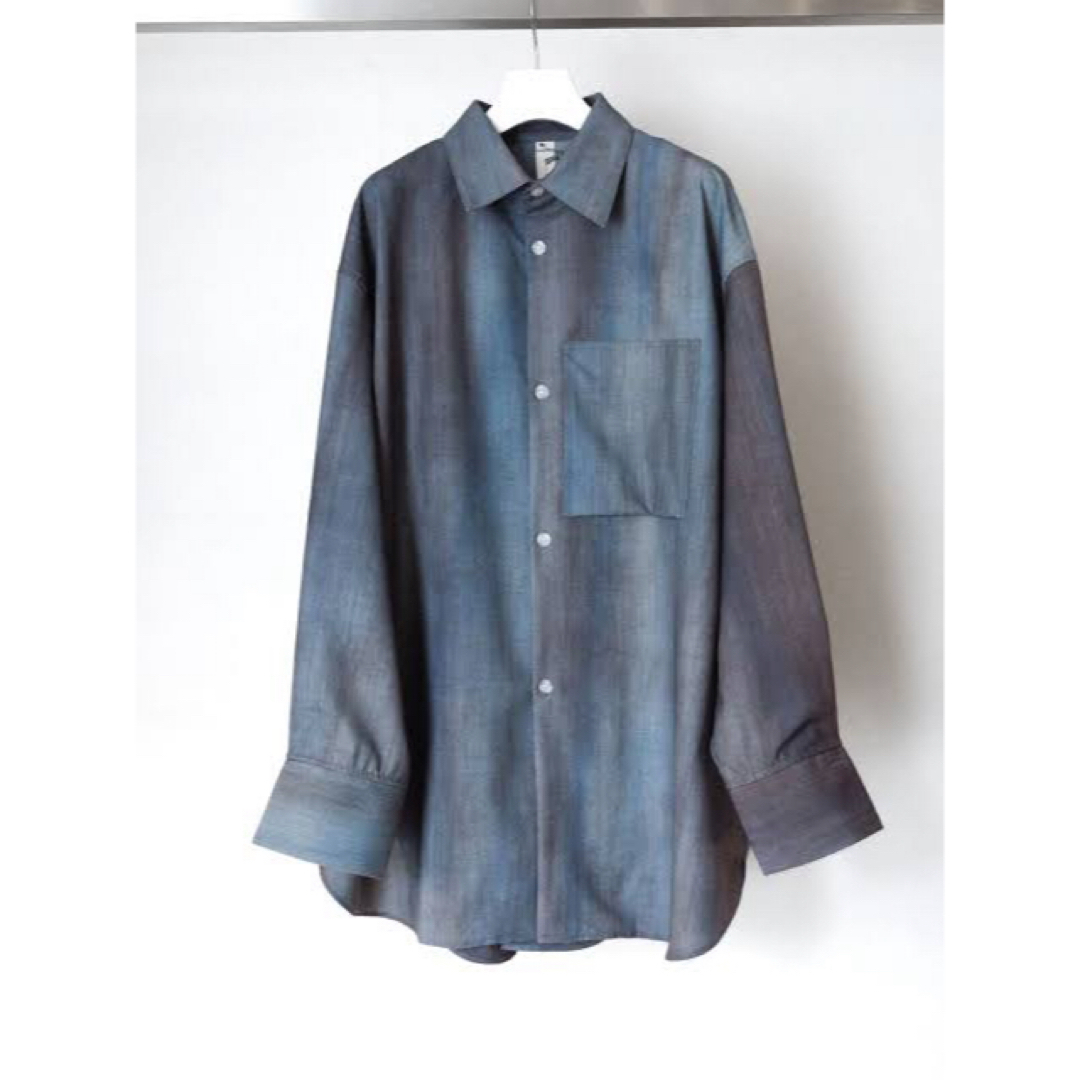 SHINYA KOZUKA his shirts blowny blueMATE