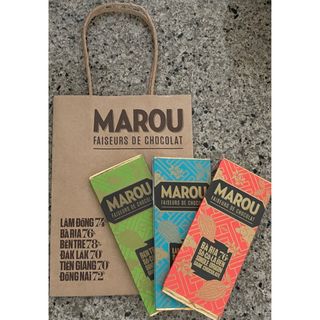 【送料無料】MAROU マルゥ 高級チョコレート 3枚セット(菓子/デザート)