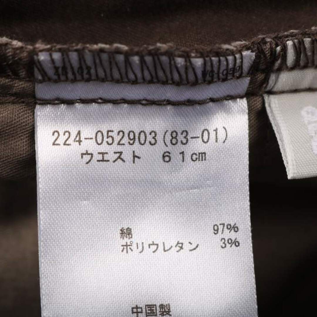 UNIQLO(ユニクロ)のユニクロ パンツ ボトムス スキニー レディース 61サイズ ブラウン UNIQLO レディースのパンツ(その他)の商品写真