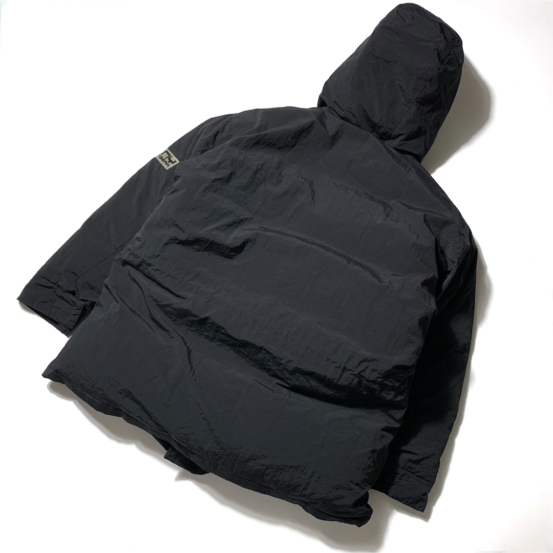 DKNY(ダナキャランニューヨーク)の【肉厚極暖‼️90% グースダウン】DKNY ダウン　ブラック　Lサイズ メンズのジャケット/アウター(ダウンジャケット)の商品写真
