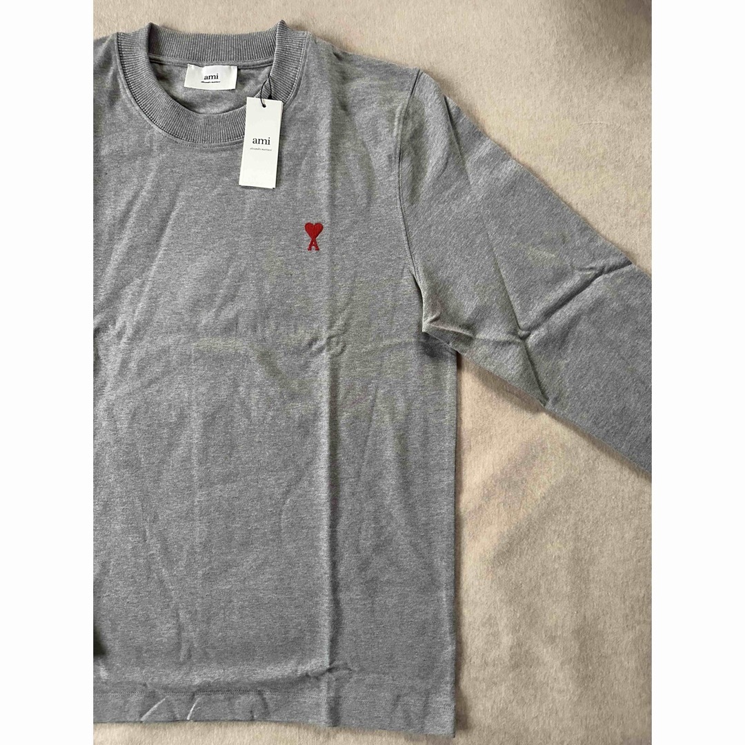 Maison Martin Margiela(マルタンマルジェラ)のXXXL新品 AMI Paris アミ グラフィック ロング  Tシャツ グレー メンズのトップス(Tシャツ/カットソー(半袖/袖なし))の商品写真
