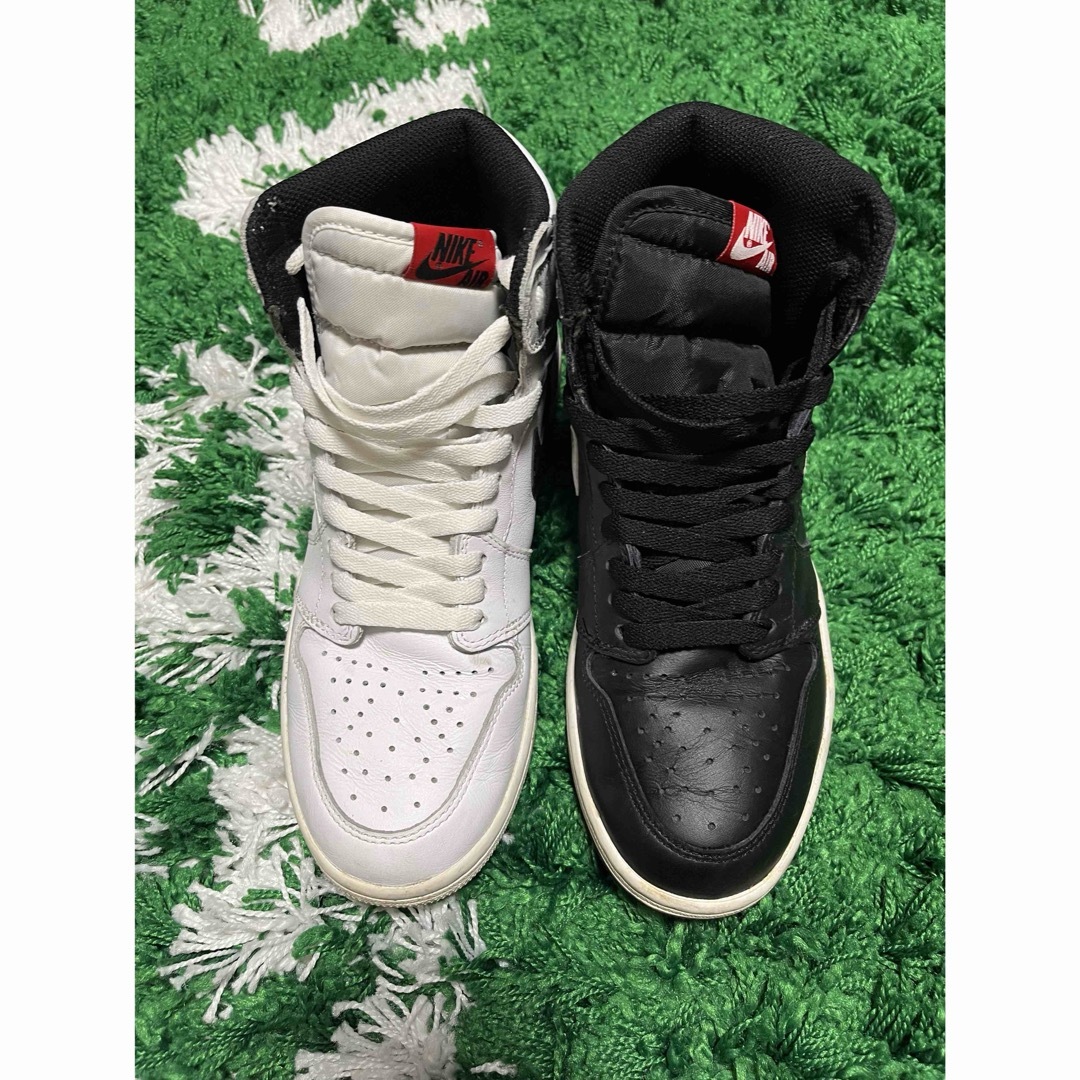 NIKE(ナイキ)のJordan1 High 陰陽　バカ履き　左右色違い メンズの靴/シューズ(スニーカー)の商品写真