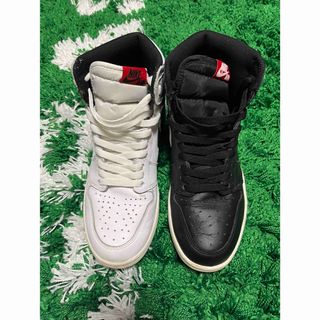 ナイキ(NIKE)のJordan1 High 陰陽　バカ履き　左右色違い(スニーカー)