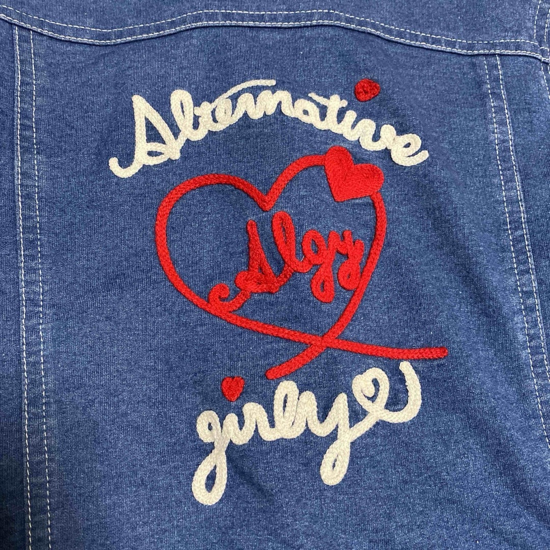 ALGY(アルジー)のALGY  Ｇジャン　ジャケット　140センチ キッズ/ベビー/マタニティのキッズ服女の子用(90cm~)(ジャケット/上着)の商品写真