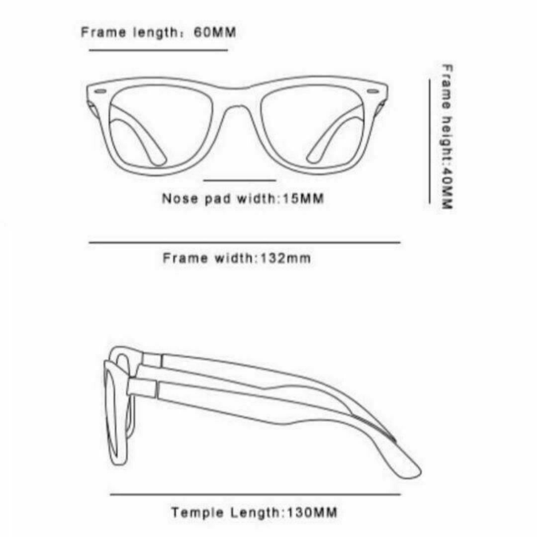 スポーツサングラスNO.3 偏光レンズ UVカット 軽量 スノボ スキー 登山 レディースのファッション小物(サングラス/メガネ)の商品写真