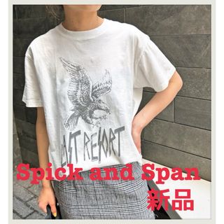 スピックアンドスパン(Spick & Span)のスピックアンドスパン　ロックT  Tシャツ　プルオーバー   新品(Tシャツ/カットソー(半袖/袖なし))