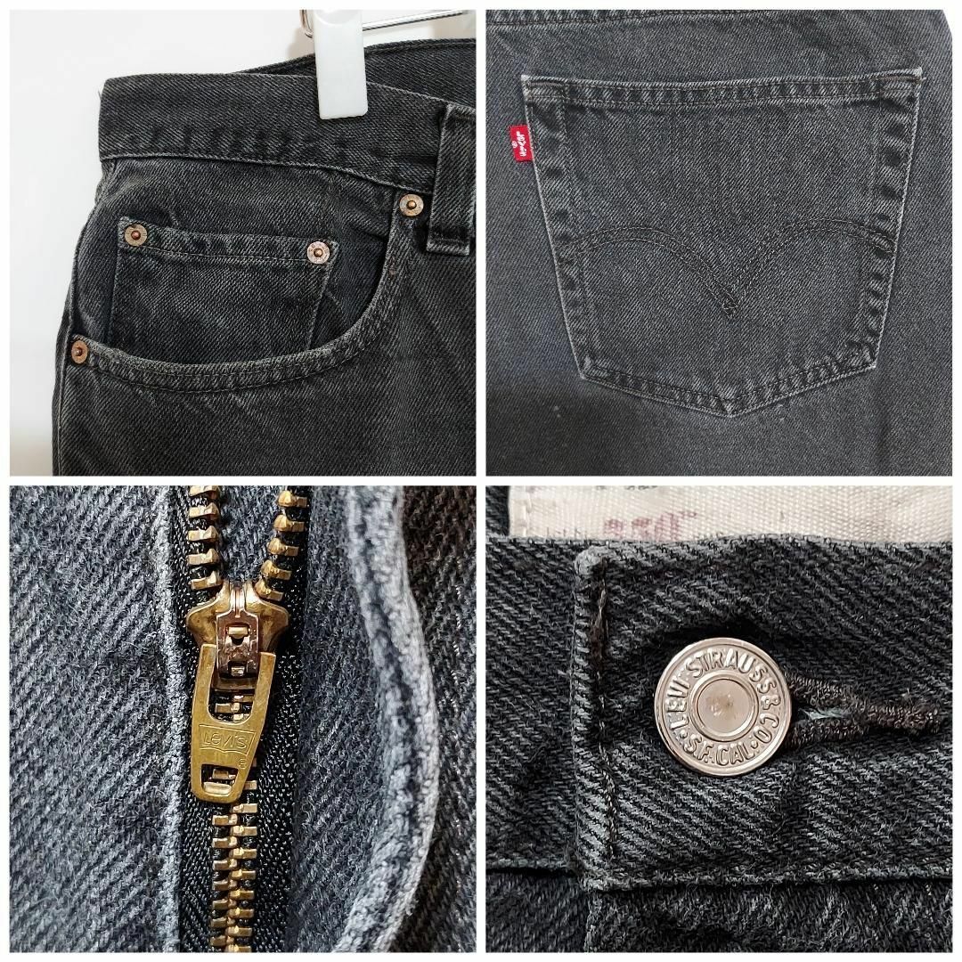 Levi's(リーバイス)のリーバイス550 Levis W40 ブラックデニム 黒 バギーパンツ 9064 メンズのパンツ(デニム/ジーンズ)の商品写真