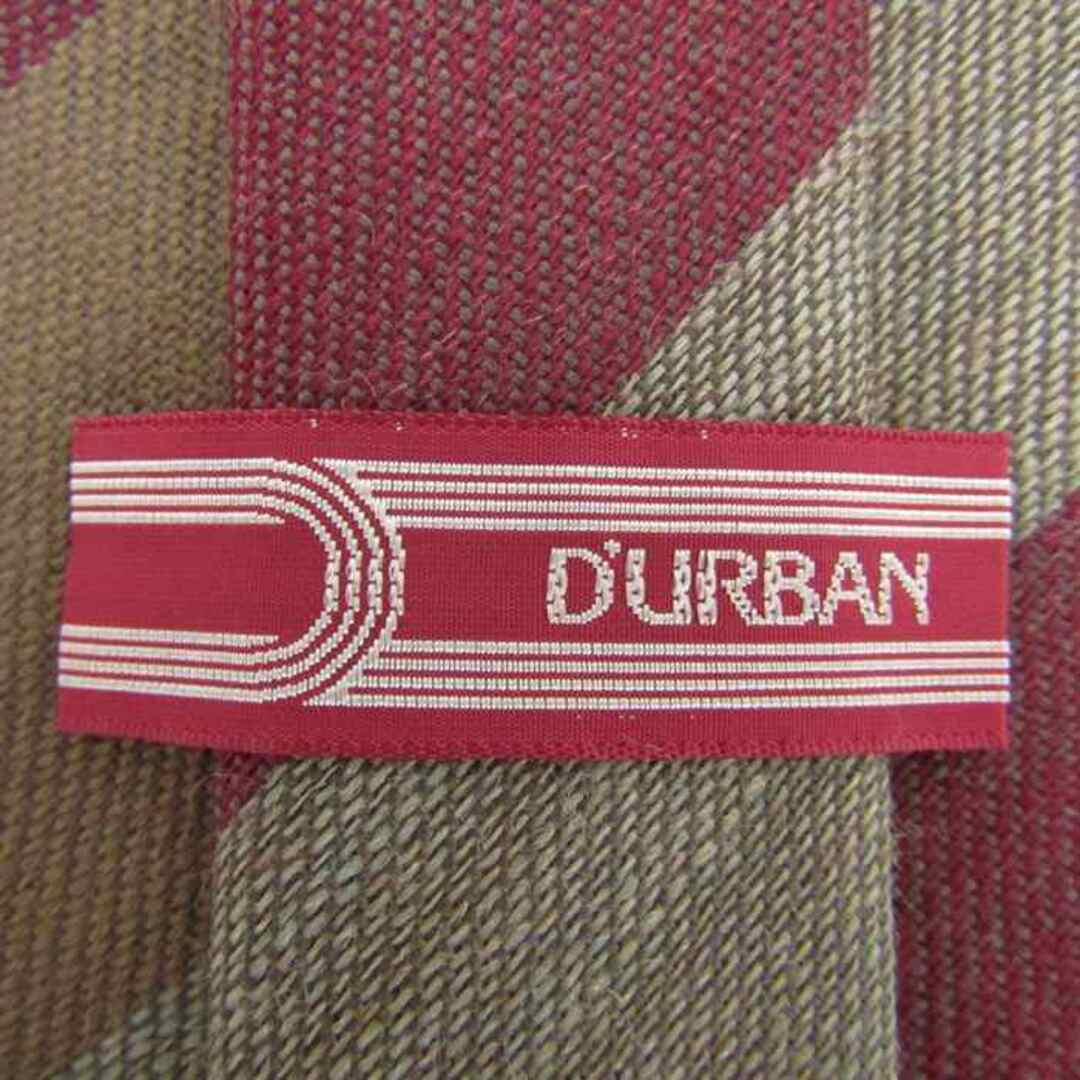 D’URBAN(ダーバン)のダーバン ブランド ネクタイ ストライプ柄 オンブレストライプ ウール PO  メンズ ベージュ Durban メンズのファッション小物(ネクタイ)の商品写真