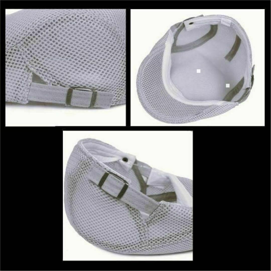 ハンチングキャップ 黒とグレー 55㎝~60cm 鳥打帽 狩猟 乗馬 イギリス メンズの帽子(ハンチング/ベレー帽)の商品写真