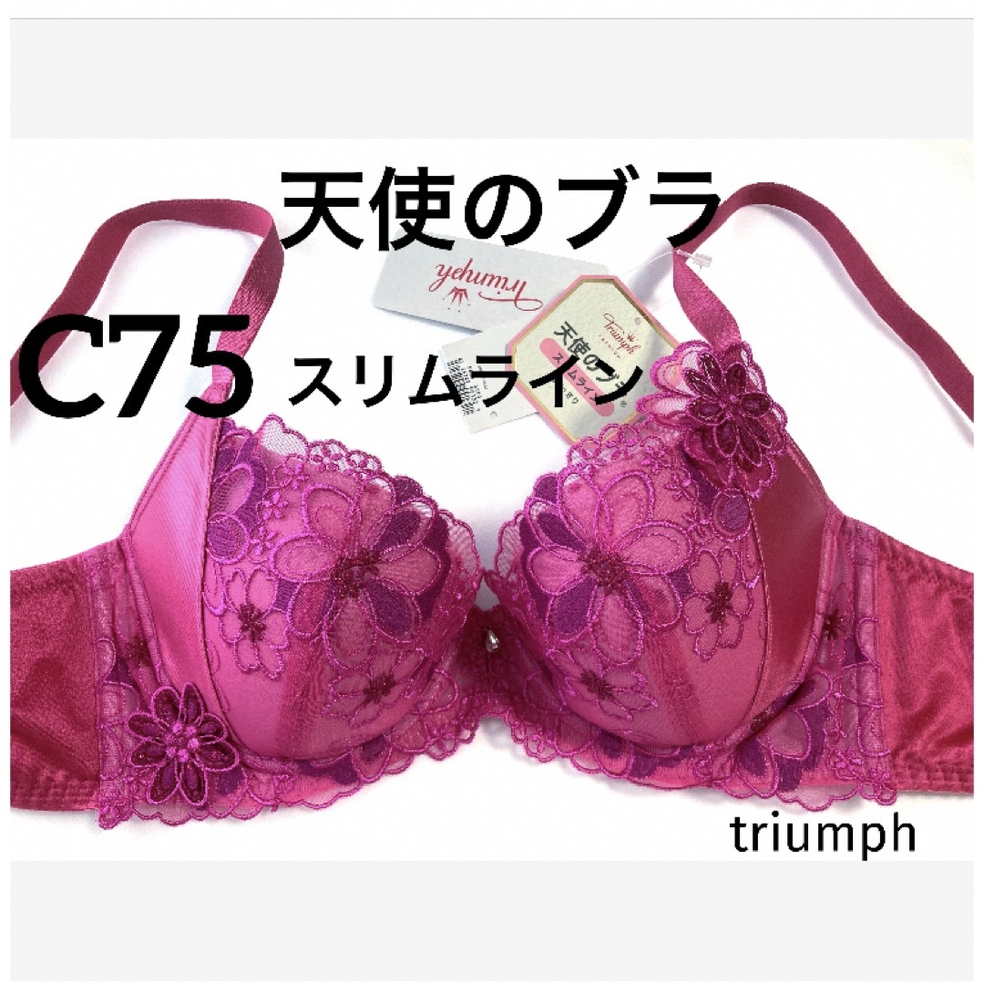 Triumph(トリンプ)の【新品タグ付】triumph／天使のブラ・プレミアム・C75（定価¥8,580） レディースの下着/アンダーウェア(ブラ)の商品写真