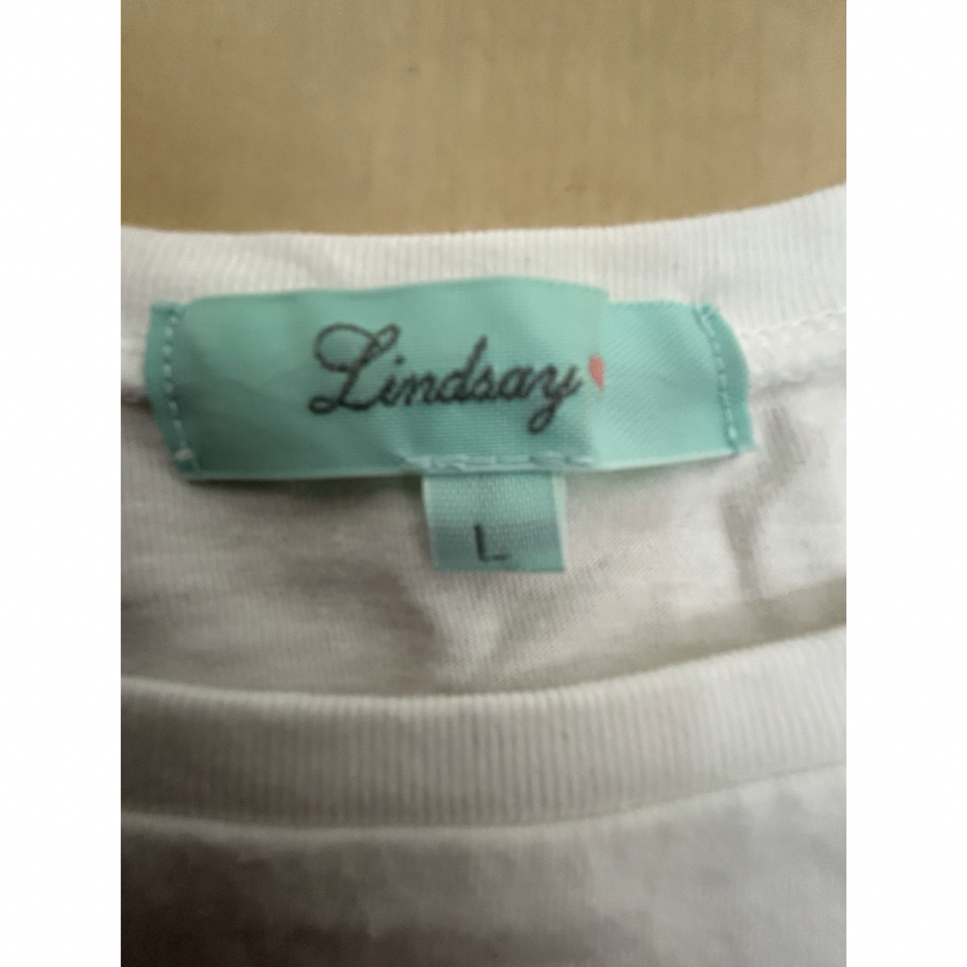 Lindsay(リンジィ)のLindsay レディース　白Tシャツ 半袖Tシャツ Tシャツ 半袖 メンズのトップス(Tシャツ/カットソー(半袖/袖なし))の商品写真