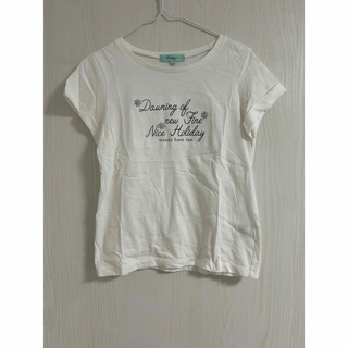 リンジィ(Lindsay)のLindsay レディース　白Tシャツ 半袖Tシャツ Tシャツ 半袖(Tシャツ/カットソー(半袖/袖なし))