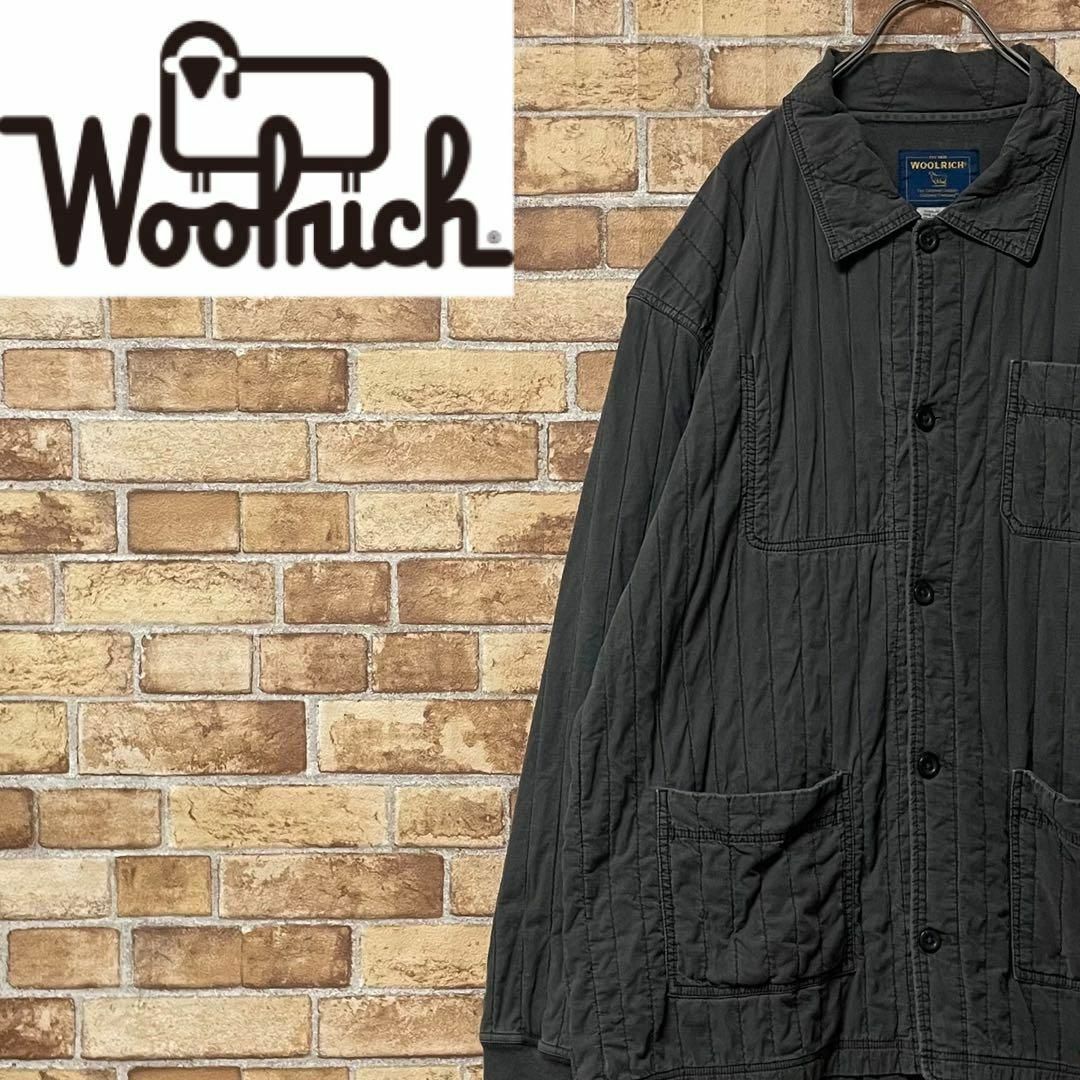 WOOLRICH(ウールリッチ)のウールリッチ　ジャケット　シャツ　チャコールグレー　マルチポケット　M その他のその他(その他)の商品写真