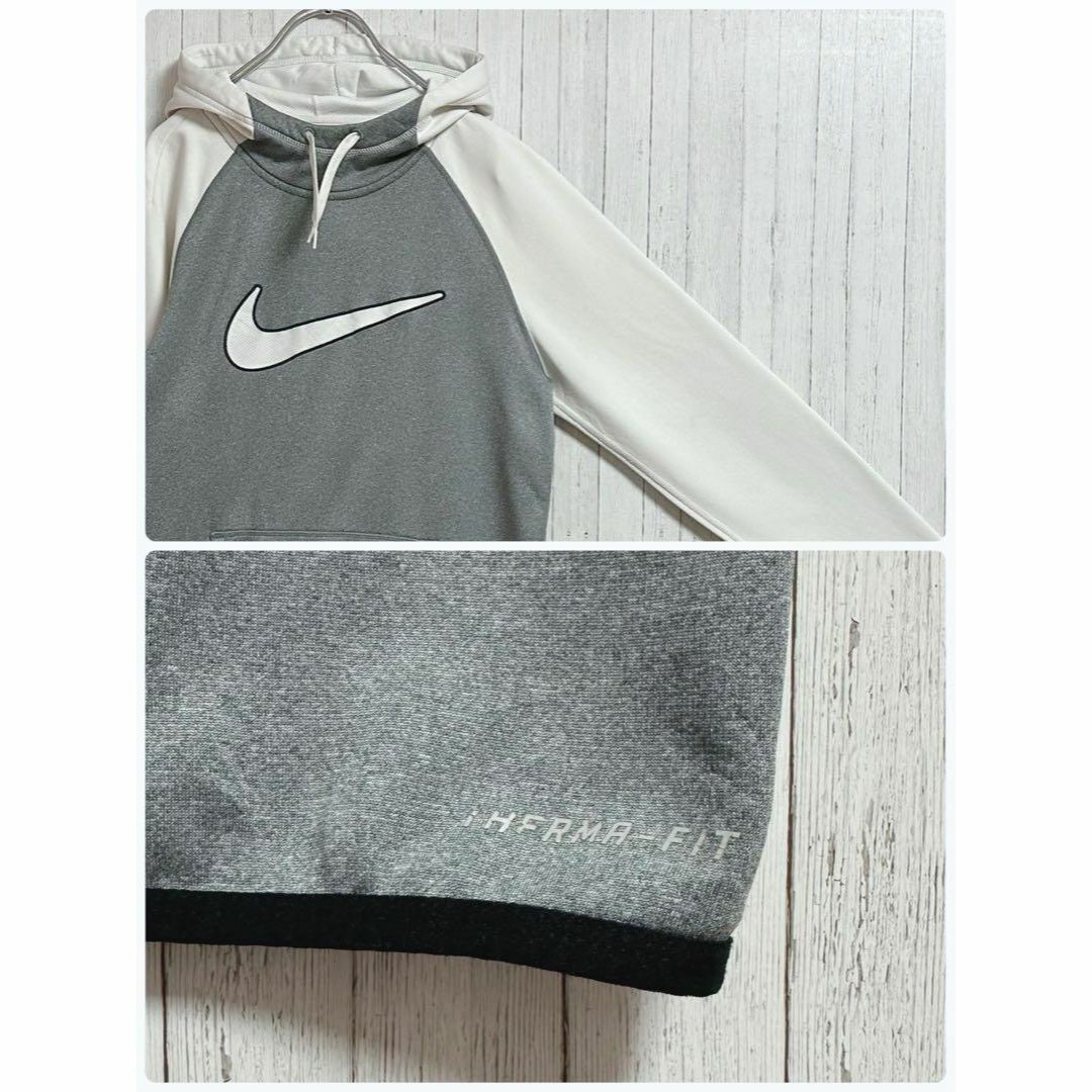 NIKE(ナイキ)のNIKE　ナイキ　パーカー　スウェット　ビッグロゴ　Therma-FIT　S メンズのトップス(パーカー)の商品写真