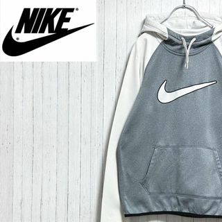 ナイキ(NIKE)のNIKE　ナイキ　パーカー　スウェット　ビッグロゴ　Therma-FIT　S(パーカー)