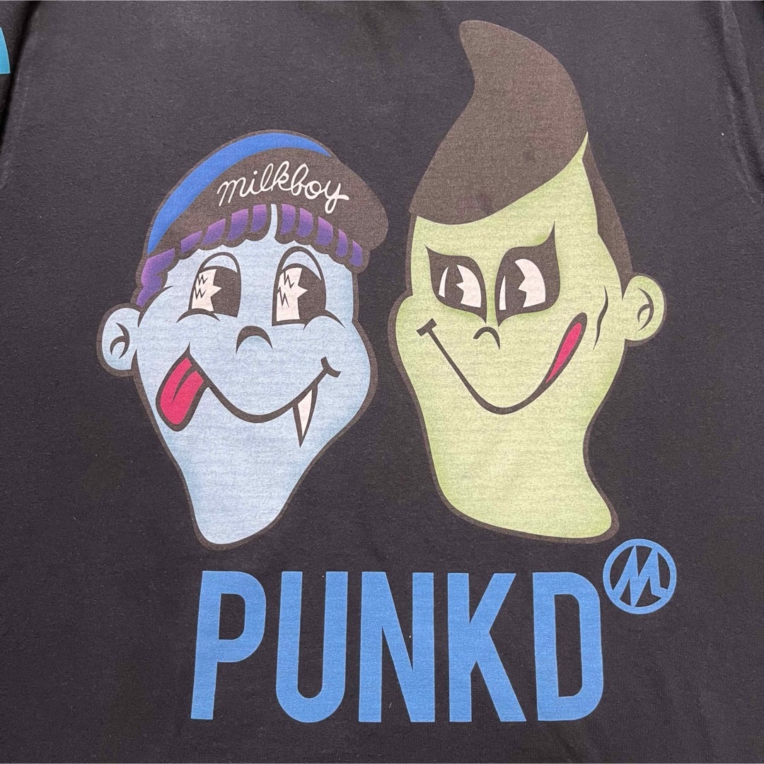 PUNK DRUNKERS(パンクドランカーズ)の【PUNK DRUNKERS】ミルクボーイ ダブルネーム 20th ロンT メンズのトップス(Tシャツ/カットソー(七分/長袖))の商品写真