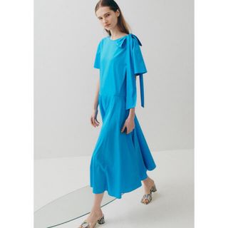 LE CIEL BLEU - ルシェルブルー　Statement Bow Dress リボン　ワンピース