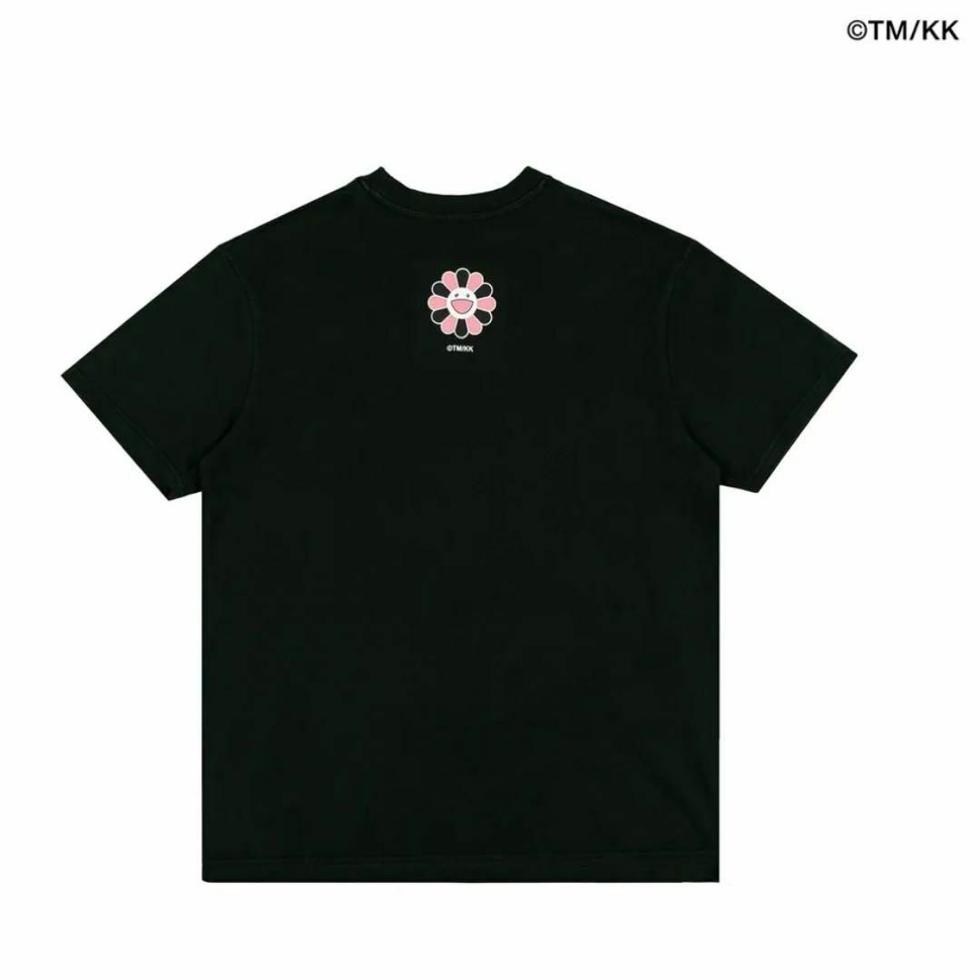 村上隆 BLACKPINK 黒 ブラック シャツ Lサイズ レディースのトップス(シャツ/ブラウス(半袖/袖なし))の商品写真