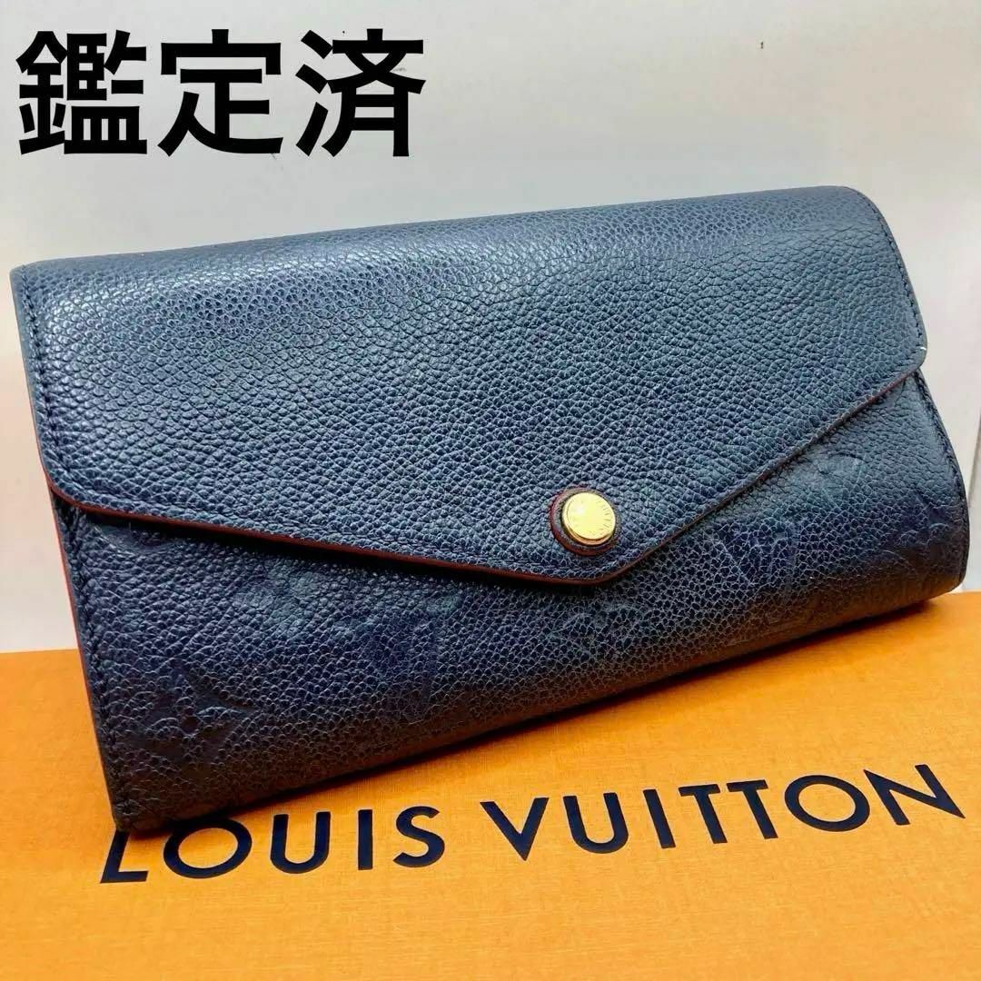 LOUIS VUITTON(ルイヴィトン)の【極美品】ルイヴィトン　長財布　サラ　モノグラムアンプラント　マリーヌルージュ レディースのファッション小物(財布)の商品写真