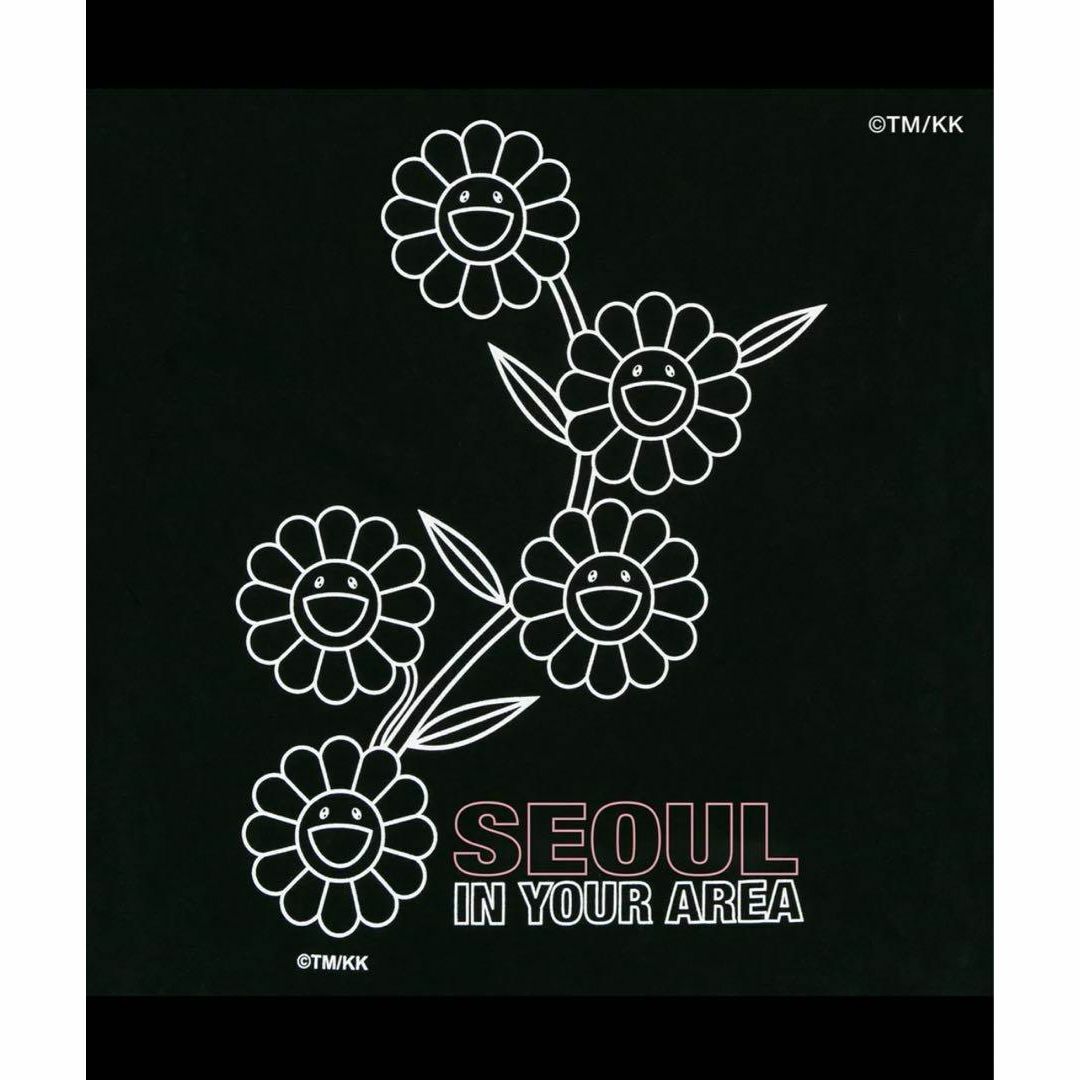 村上隆 BLACKPINK 黒 ブラック seoul ソウル シャツ レディースのトップス(シャツ/ブラウス(半袖/袖なし))の商品写真