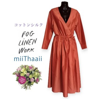 fog linen work - GWセール15％オフ❤fog linen work✨ミーターイー✨ワンピース
