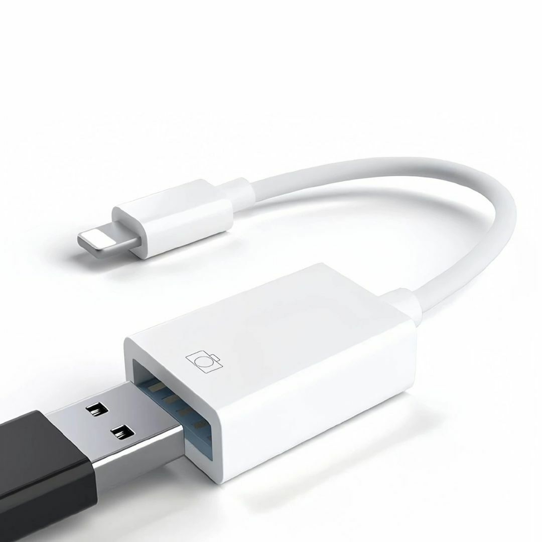 Lightning USB 変換アダプタ OTG USB3.0 iPhone スマホ/家電/カメラのスマホアクセサリー(その他)の商品写真