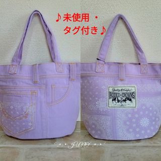 ロデオクラウンズワイドボウル(RODEO CROWNS WIDE BOWL)のバンダナカラートート♡RODEO CROWNS ロデオクラウンズ タグ付き(トートバッグ)