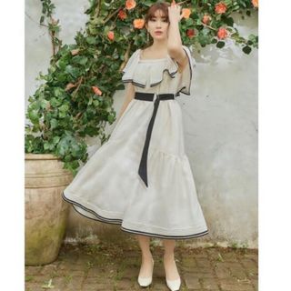 ハーリップトゥ(Her lip to)のherlipto Sweet Moments Belted Dress(ロングワンピース/マキシワンピース)