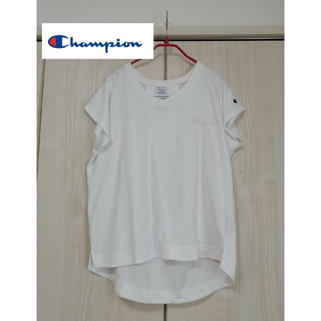 Champion(チャンピオン)のchampion　ROSE BUD　フレンチスリーブトップス　半袖　Tシャツ レディースのトップス(Tシャツ(半袖/袖なし))の商品写真