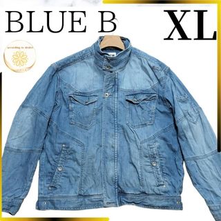 ブルービー メンズ デニムジャケット xl XL 作業着 ワークマンプラス(Gジャン/デニムジャケット)