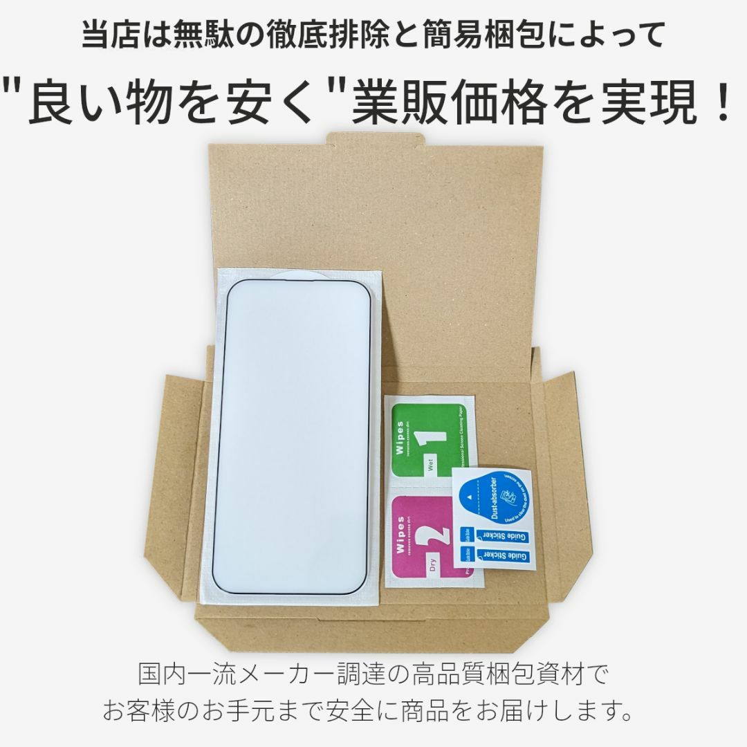 iPhone(アイフォーン)のiPhone14ProMax ガラスフィルム アイフォン14ProMax 旭硝子 スマホ/家電/カメラのスマホアクセサリー(保護フィルム)の商品写真