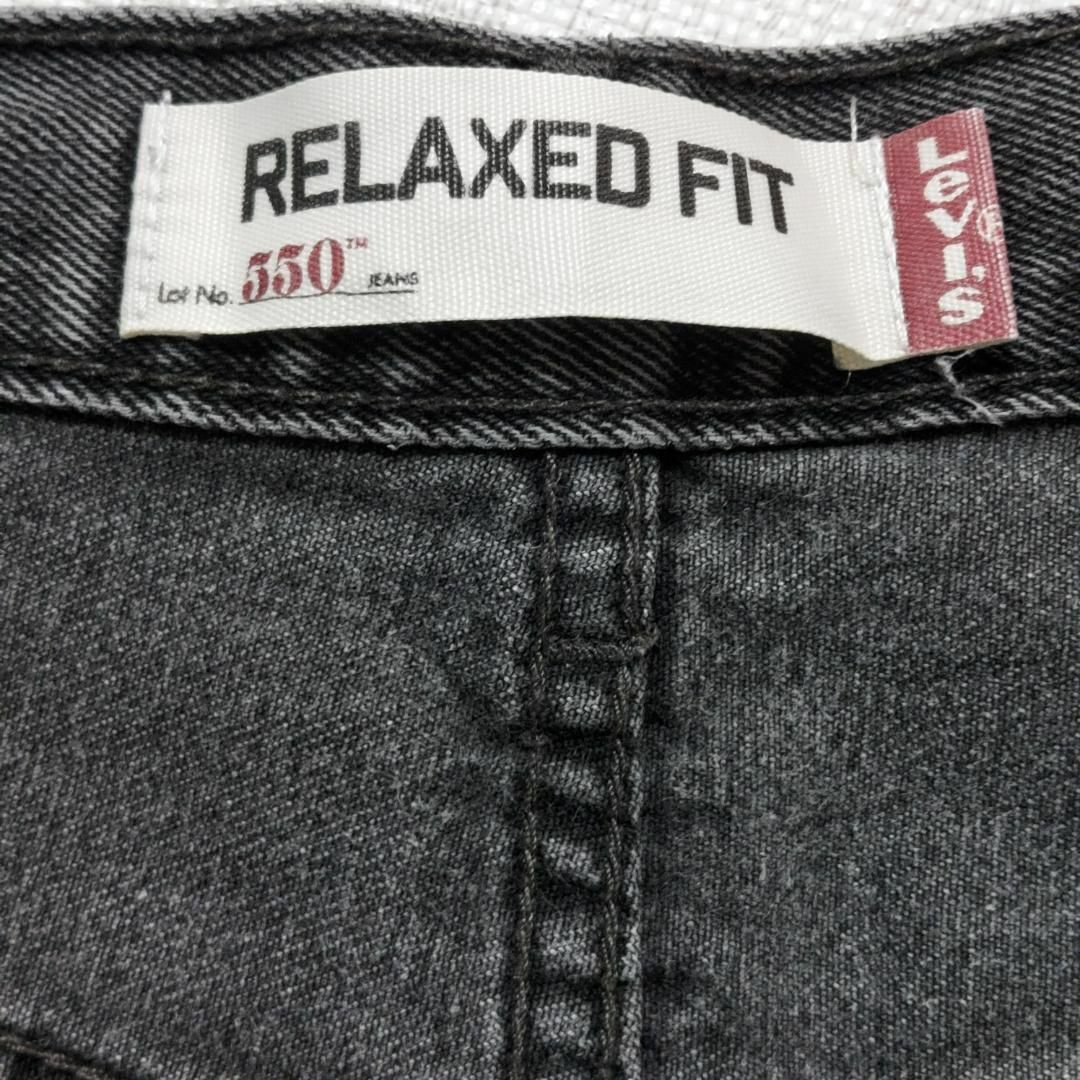 Levi's(リーバイス)のリーバイス550 Levis W38 ブラックデニム 黒 バギーパンツ 9068 メンズのパンツ(デニム/ジーンズ)の商品写真