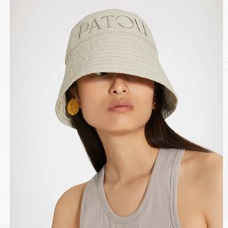 パトゥ(PATOU)の新品未使用！Patou オーガニックコットン　ロゴバケットハット(ハット)