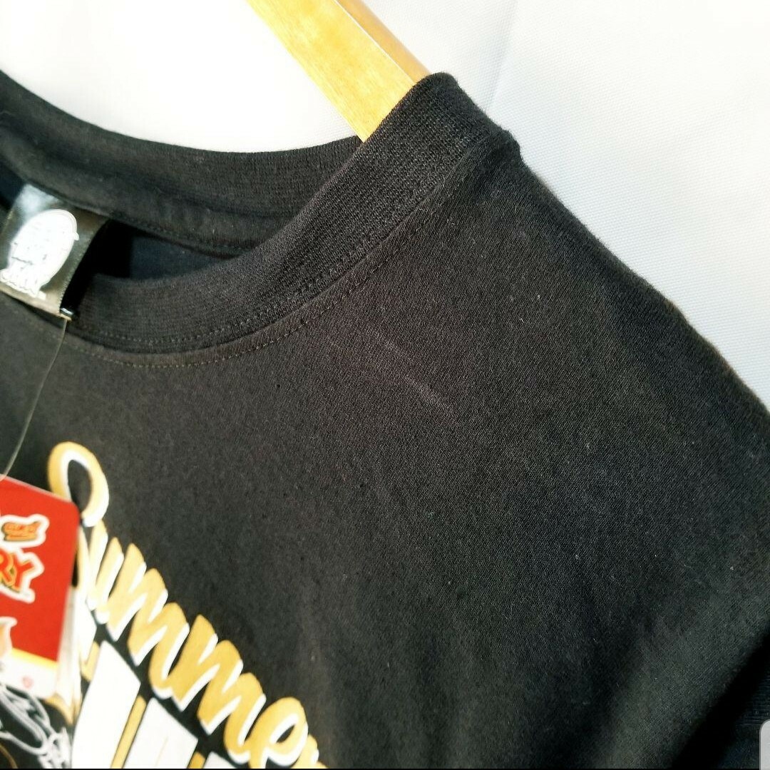 新品　トムとジェリー　Tシャツ　黒色　TOM  &  JERRY　□訳あり品□ メンズのトップス(Tシャツ/カットソー(半袖/袖なし))の商品写真