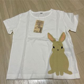 無印良品　うさぎ　Tシャツ(100)