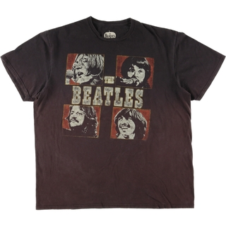 古着 THE BEATLES ビートルズ バンドTシャツ バンT メンズXL /eaa446875(Tシャツ/カットソー(半袖/袖なし))