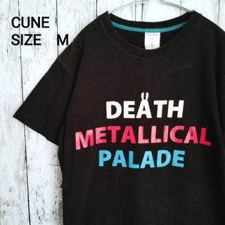 CUNE - CUNE　キューン　プリントＴシャツ　ブラック　サイズM