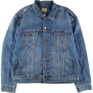 ラングラー(Wrangler)の古着 ビッグサイズ ラングラー Wrangler デニムジャケット メンズXXXL /eaa441312(Gジャン/デニムジャケット)